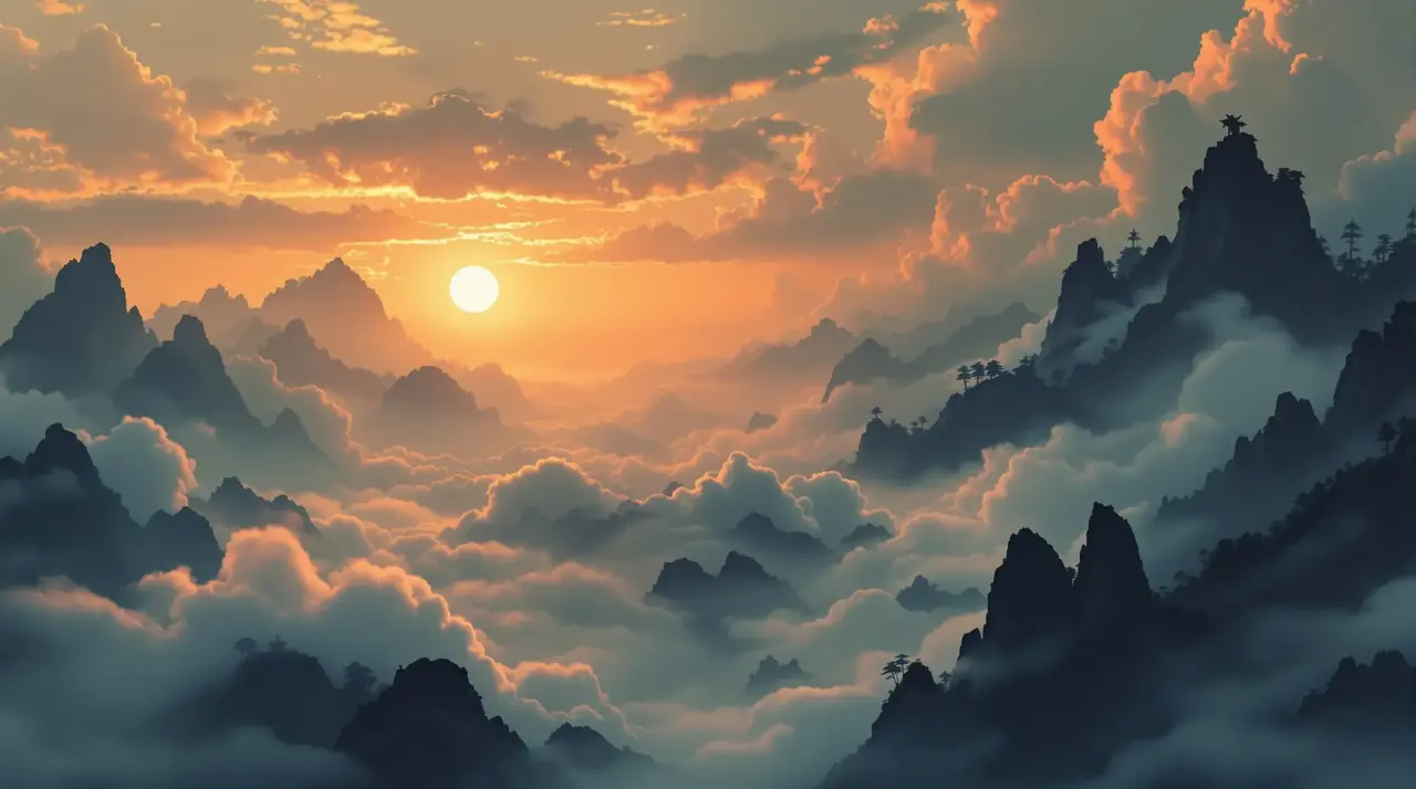 韩国激情首屏 - 水墨山水的世外桃源意境